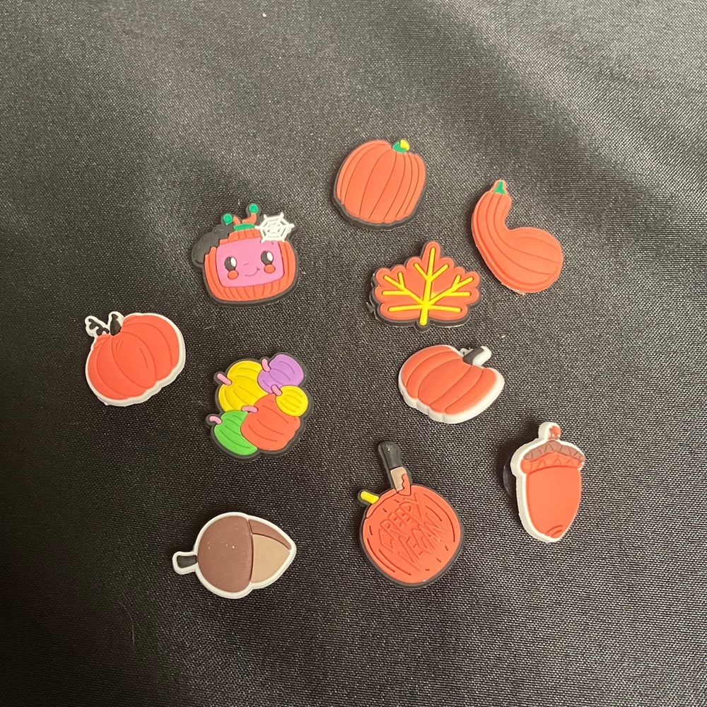 Croc Cute Fall-Themed Shoe Charms